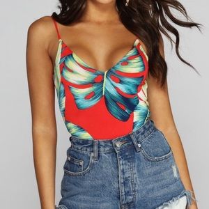 WINDSOR Tropical One Piece Top